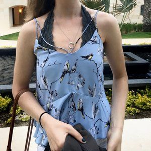 Flowy Blue Tank Top
